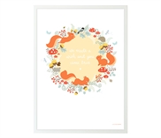 Poster - Squirrel forest